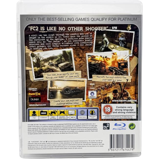 Far Cry 2 - Platinum - Playstation 3 - PS3