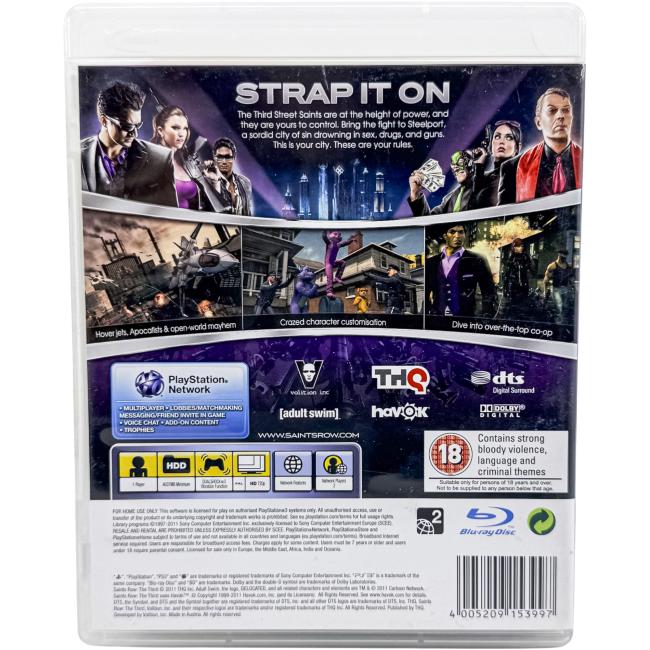 Saints Row: The Third - Playstation 3 - PS3