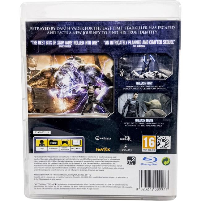 Star Wars: The Force Unleashed II - Playstation 3 - PS3