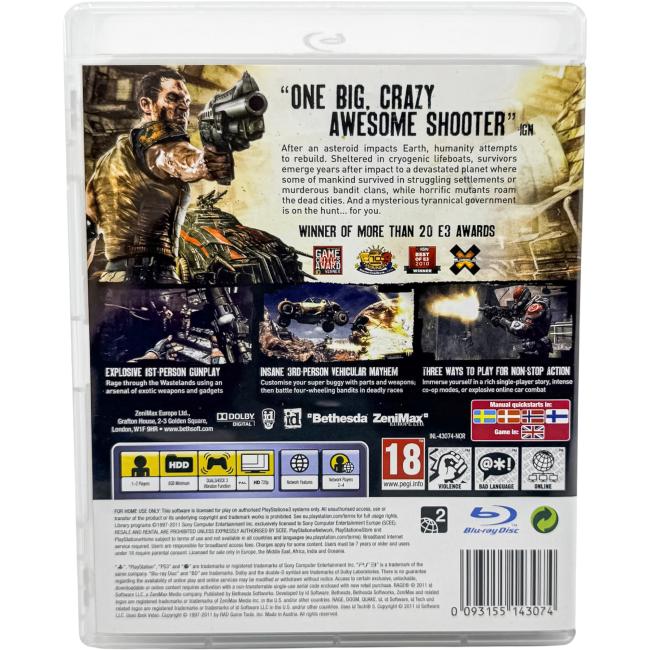 Rage - Anarchy Edition - Playstation 3 - PS3