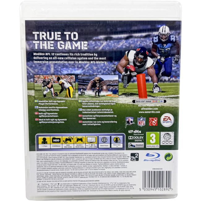 Madden NFL 12 - Playstation 3 - PS3