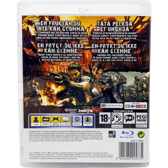 Resident Evil 5 - Playstation 3 - PS3