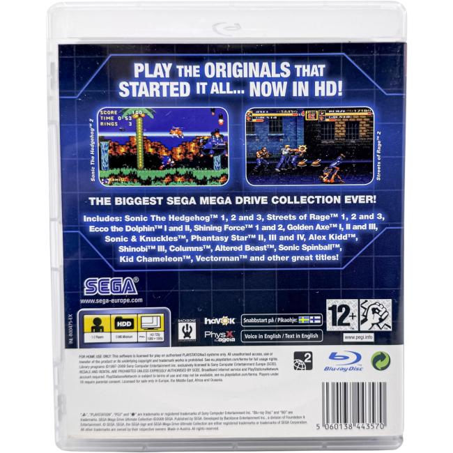 SEGA Mega Drive Ultimate Collection - Playstation 3 - PS3