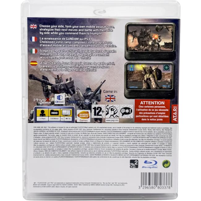 Mobile Suit Gundam: Target in Sight - Playstation 3 - PS3