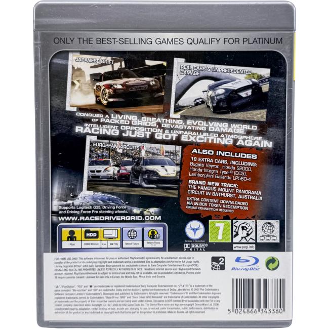 Racedriver Grid Reloaded - Playstation 3 - PS3