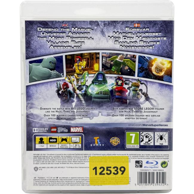 Lego Marvel Super Heroes - Playstation 3 - PS3
