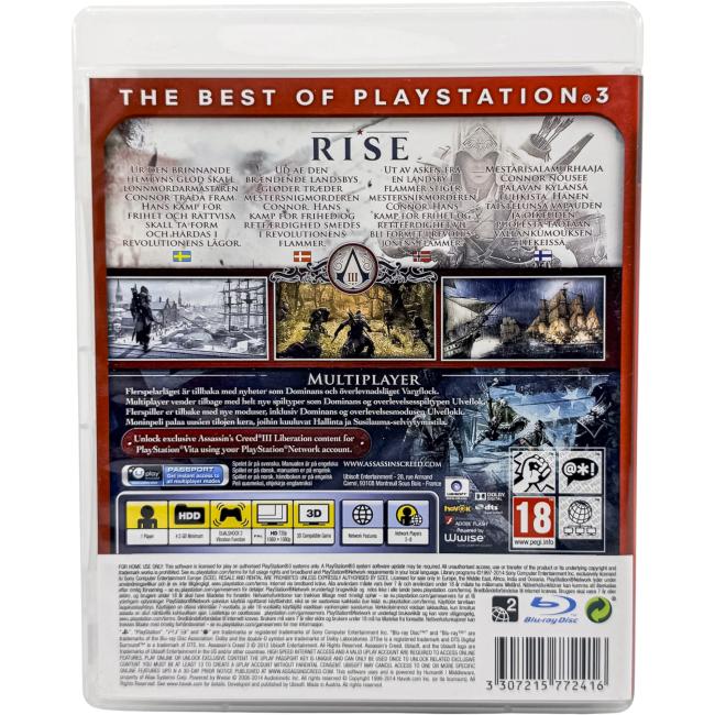 Assassin's Creed III - Essentials - Playstation 3 - PS3