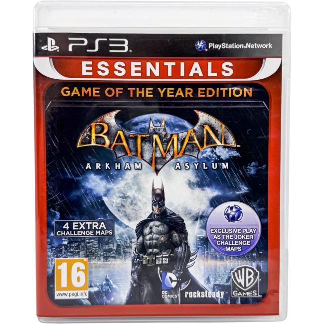 Batman: Arkham Asylum – Game of the Year Edition - Essentials - Playstation 3 - PS3