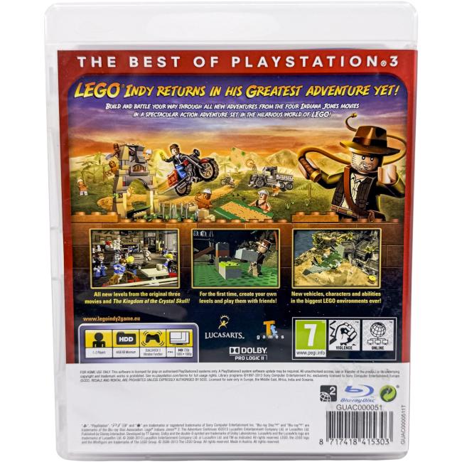 LEGO Indiana Jones 2: The Adventure Continues - Essentials - Playstation 3 - PS3