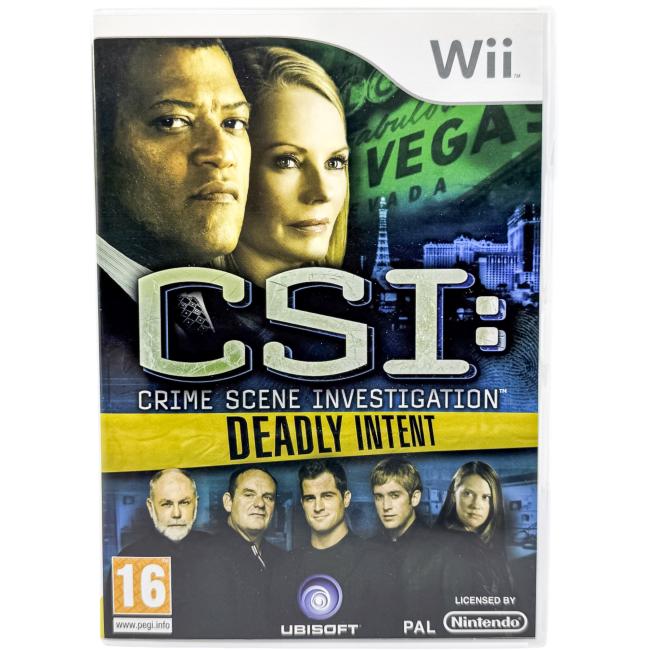 CSI: Crime Scene Investigation - Deadly Intent - Nintendo Wii