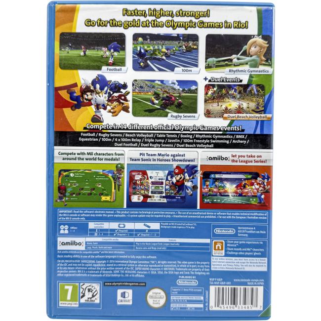 Mario & Sonic at the Rio 2016 Olympic Games - Nintendo Wii U