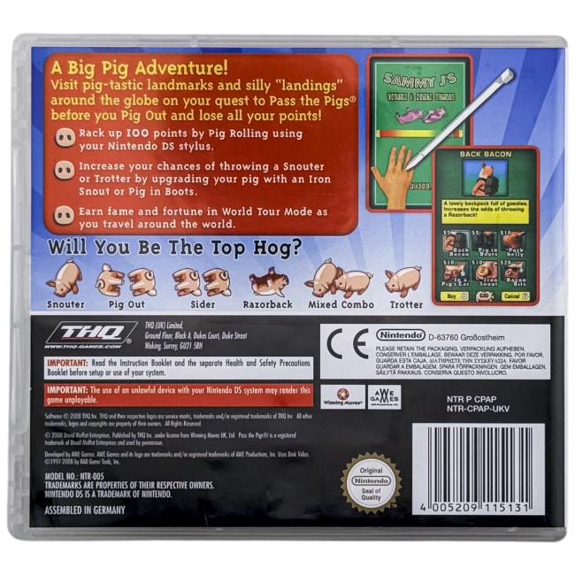 Pass the Pigs - Nintendo DS