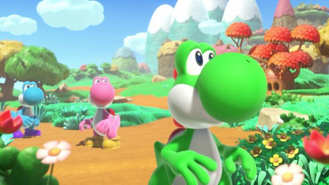 Yoshi and the Mysterious Book - Screenshot 1