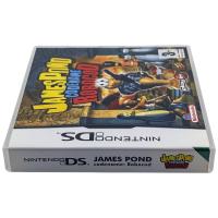 Ryggen af æsken til James Pond Codename Robocod til Nintendo DS