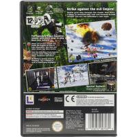 Bagsiden af Star Wars Rogue Squadron III: Rebel Strike til Nintendo GameCube