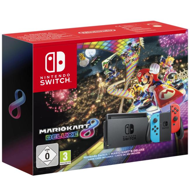 Æsken til Nintendo Switch - Mario Kart 8 Deluxe Bundle