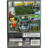Bagsiden af Jimmy Neutron Boy Genius til Nintendo GameCube