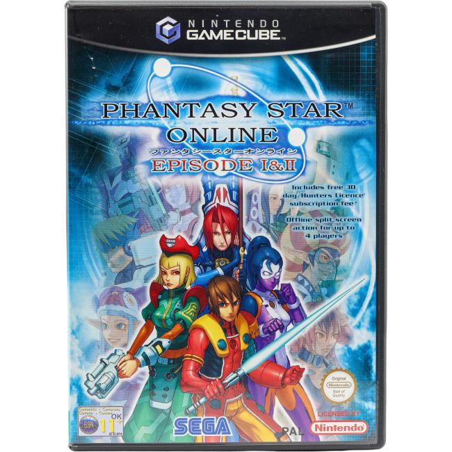 Cover til Phantasy Star Online Episode I & II til Nintendo GameCube